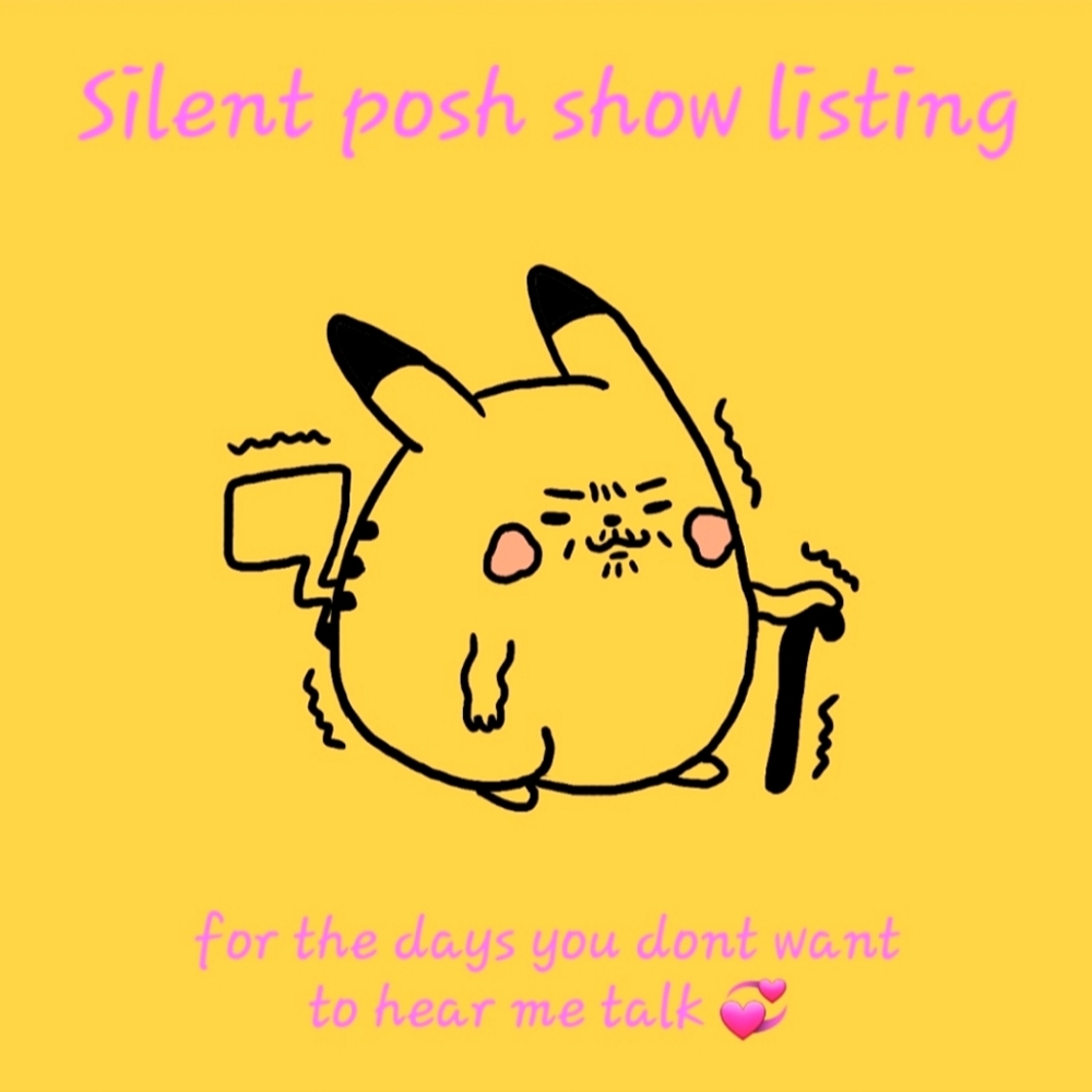 SILENT POSH SHOW LISTING